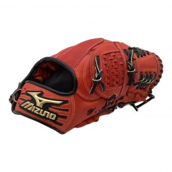 MIZUNO (ミズノ) 軟式グローブ レッド Global Elite 投手用 オーダーグラブ