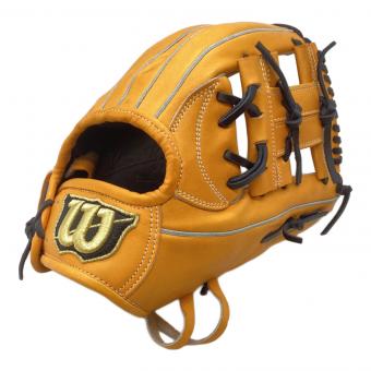 Wilson (ウィルソン) 硬式グローブ オレンジ ケース付  Wilson Staff DUAL 内野用 HWK87H 未使用品