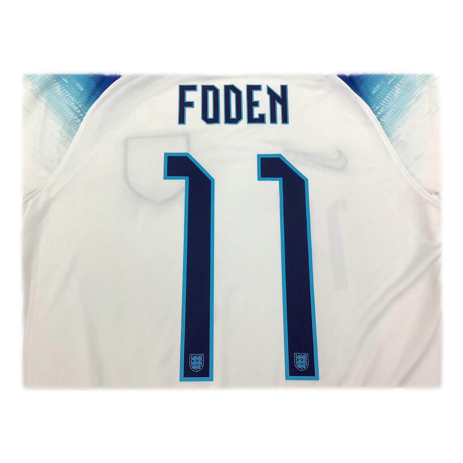 フォーデン　イングランド代表　ユニフォーム イングランド代表ユニフォームフォーデン2024 Lサイズ 2024