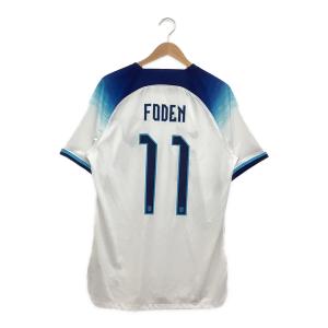 イングランド代表 (イングランドダイヒョウ) サッカーユニフォーム SIZE M ホワイト×ブルー 2022ホーム フィル・フォーデン【11】 DN0687-100