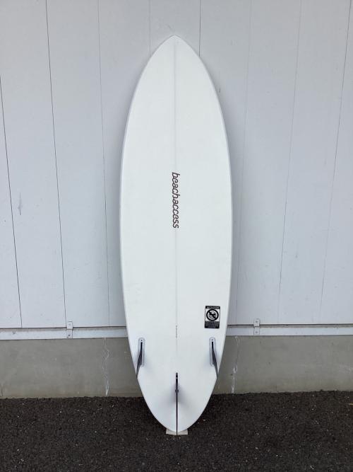 beach access ソフトボード 6'2"×20 1/2×2 7/8" 40L  HSシングルスタビ トライフィンタイプ ラウンドピンテール