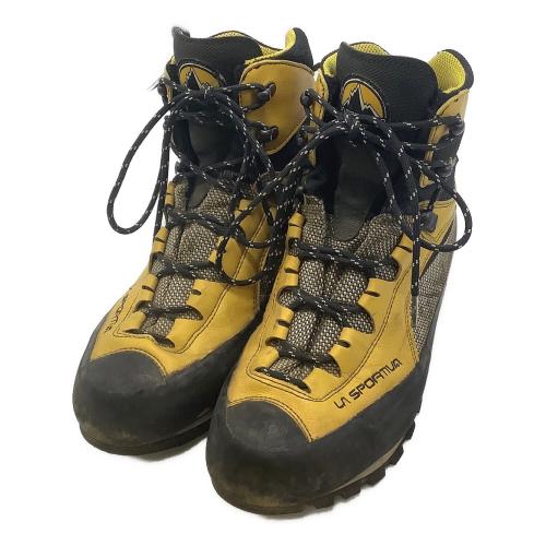 LA SPORTIVA (スポルティバ) トレッキングシューズ メンズ SIZE EU43(27.5cm) イエロー×ブラック TRANGO S EVO ハイカット(ハードソール) GORE-TEX