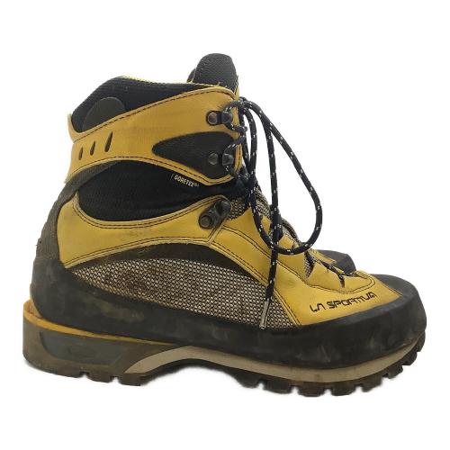 LA SPORTIVA (スポルティバ) トレッキングシューズ メンズ SIZE EU43(27.5cm) イエロー×ブラック TRANGO S EVO ハイカット(ハードソール) GORE-TEX
