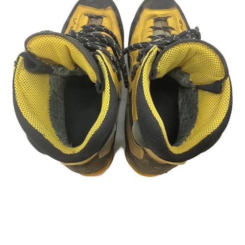 LA SPORTIVA (スポルティバ) トレッキングシューズ メンズ SIZE EU43(27.5cm) イエロー×ブラック TRANGO S EVO ハイカット(ハードソール) GORE-TEX