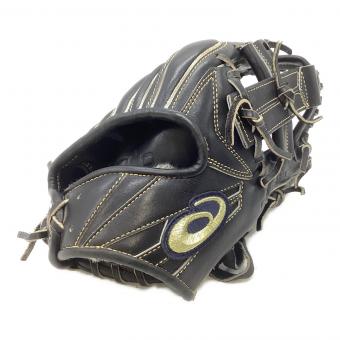 asics (アシックス) 硬式グローブ ブラック ケース付 ゴールドステージ 内野用 3121A655