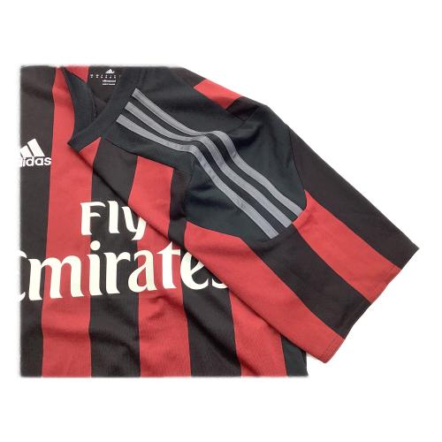 ACミラン (エーシーミラン) サッカーユニフォーム S11836 adidas 2015-16 ACミラン ホーム メンズ SIZE LL レッド×ブラック