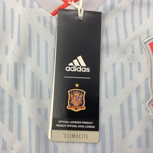 スペイン代表 (スペインダイヒョウ) サッカーユニフォーム　BR2697 スカイブルー 18/19アウェイ BR2697