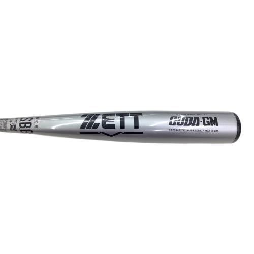 ZETT 軟式バット 82cm/650g平均 シルバー GODA-GM BAT34482