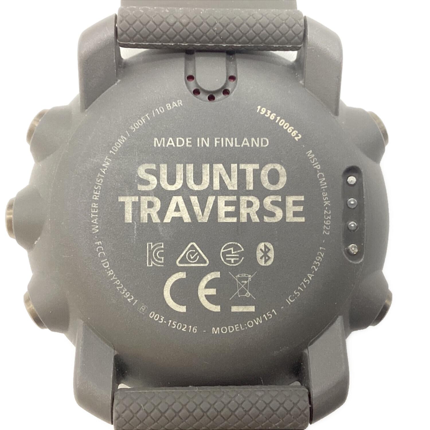 SUUNTO (スント) デジタルウォッチ トラバースグラファイト ブラック