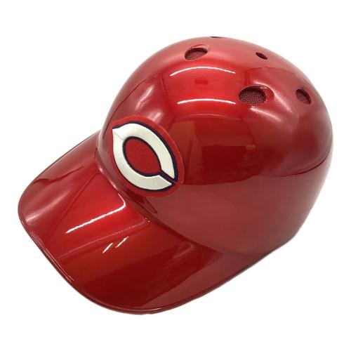 広島東洋カープ (ヒロシマトウヨウカープ) 応援グッズ Lサイズ レッド ヘルメット ケース付 NPBマーク付  左打者用 プロ仕様モデル