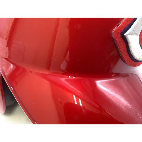 広島東洋カープ (ヒロシマトウヨウカープ) 応援グッズ Lサイズ レッド ヘルメット ケース付 NPBマーク付  左打者用 プロ仕様モデル