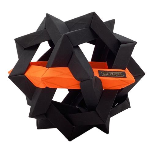 COLONISTA (コロニスタ) ランタンアクセサリー ブラック×オレンジ OMAN10