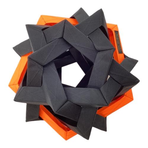 COLONISTA (コロニスタ) ランタンアクセサリー ブラック×オレンジ OMAN10