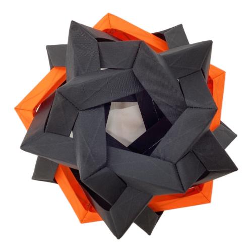 COLONISTA (コロニスタ) ランタンアクセサリー ブラック×オレンジ OMAN10