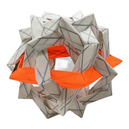 COLONISTA (コロニスタ) ランタンアクセサリー ホワイト×オレンジ OMAN10