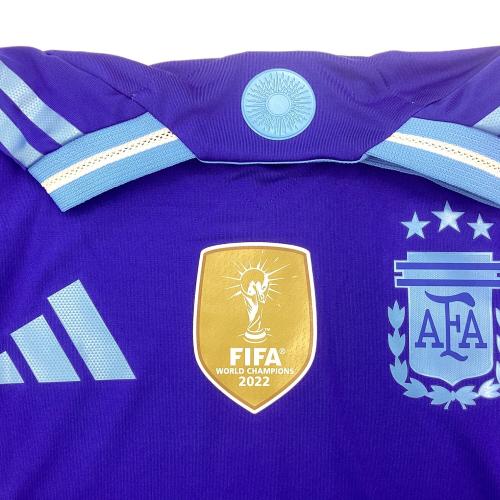 アルゼンチン代表 (アルゼンチンダイヒョウ) サッカーユニフォーム メンズ SIZE M ブルー 2024アウェイオーセンティック IP8384