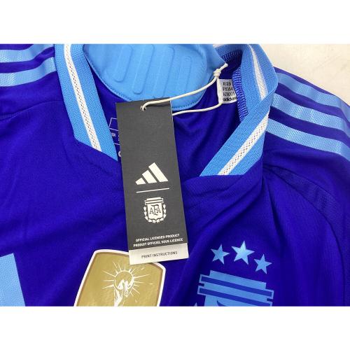 アルゼンチン代表 (アルゼンチンダイヒョウ) サッカーユニフォーム メンズ SIZE M ブルー 2024アウェイオーセンティック IP8384