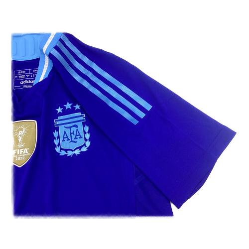 アルゼンチン代表 (アルゼンチンダイヒョウ) サッカーユニフォーム メンズ SIZE M ブルー 2024アウェイオーセンティック IP8384