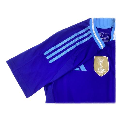 アルゼンチン代表 (アルゼンチンダイヒョウ) サッカーユニフォーム メンズ SIZE M ブルー 2024アウェイオーセンティック IP8384