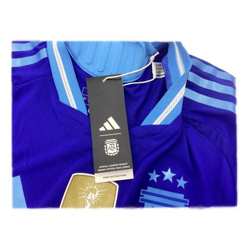 アルゼンチン代表 (アルゼンチンダイヒョウ) サッカーユニフォーム メンズ SIZE M ブルー 2024アウェイオーセンティック IP8384