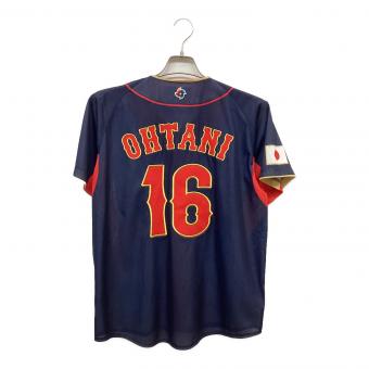 日本代表(侍ジャパン) (ニホンダイヒョウ(サムライジャパン)) 【16】大谷翔平 応援グッズ 2023WBC @ SIZE M ネイビー