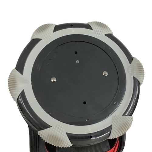 TaylorMade (テーラーメイド) キャディバッグ レッド×ブラック CB100V 9.5型 保管による生地劣化有