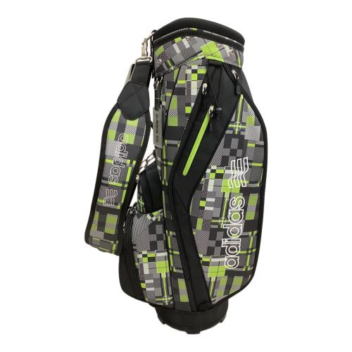 adidas (アディダス) キャディバッグ グレーｘグリーン QR627 9型
