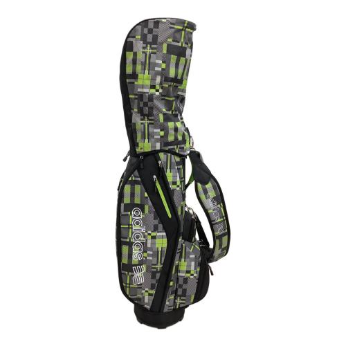 adidas (アディダス) キャディバッグ グレーｘグリーン QR627 9型