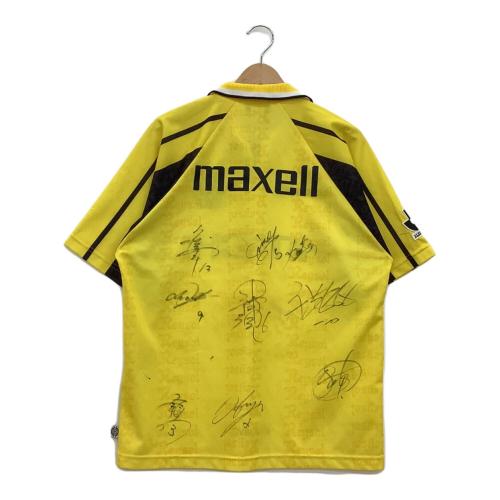 柏レイソル (カシワレイソル) サッカーユニフォーム メンズ SIZE M イエロー 1997-98 サイン証明無