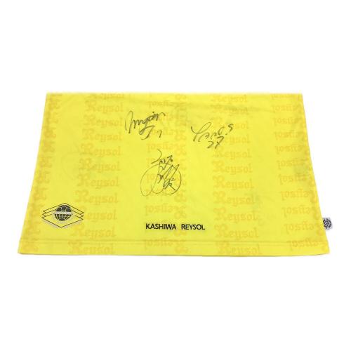 柏レイソル (カシワレイソル) サッカーユニフォーム メンズ SIZE M イエロー 1997-98 サイン証明無