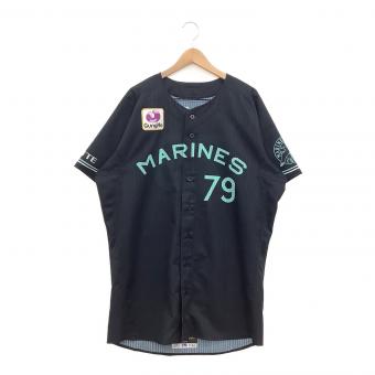 千葉ロッテマリーンズ (チバロッテマリーンズ) 応援グッズ ブラック 2021年ブラックサマー【79】L.マーティン  ユニフォーム プロ仕様モデル