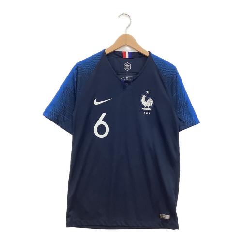 フランス代表 (フランスダイヒョウ) サッカーユニフォーム SIZE S ネイビー ポール・ポグバ【6】 2018シーズン 893872-451