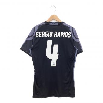 レアル・マドリード サッカーユニフォーム SIZE S ブラック セルヒオ・ラモス【4】 16/17サード AI5139