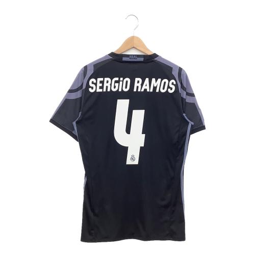 レアル・マドリード サッカーユニフォーム SIZE S ブラック セルヒオ・ラモス【4】 16/17サード AI5139