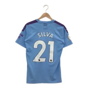 マンチェスターシティ (マンチェスター・シティ) サッカーユニフォーム メンズ SIZE XS スカイブルー プレミア優勝パッチ付 125周年記念 【20】ベルナルド・シウバ 19/20 ホームユニフォーム