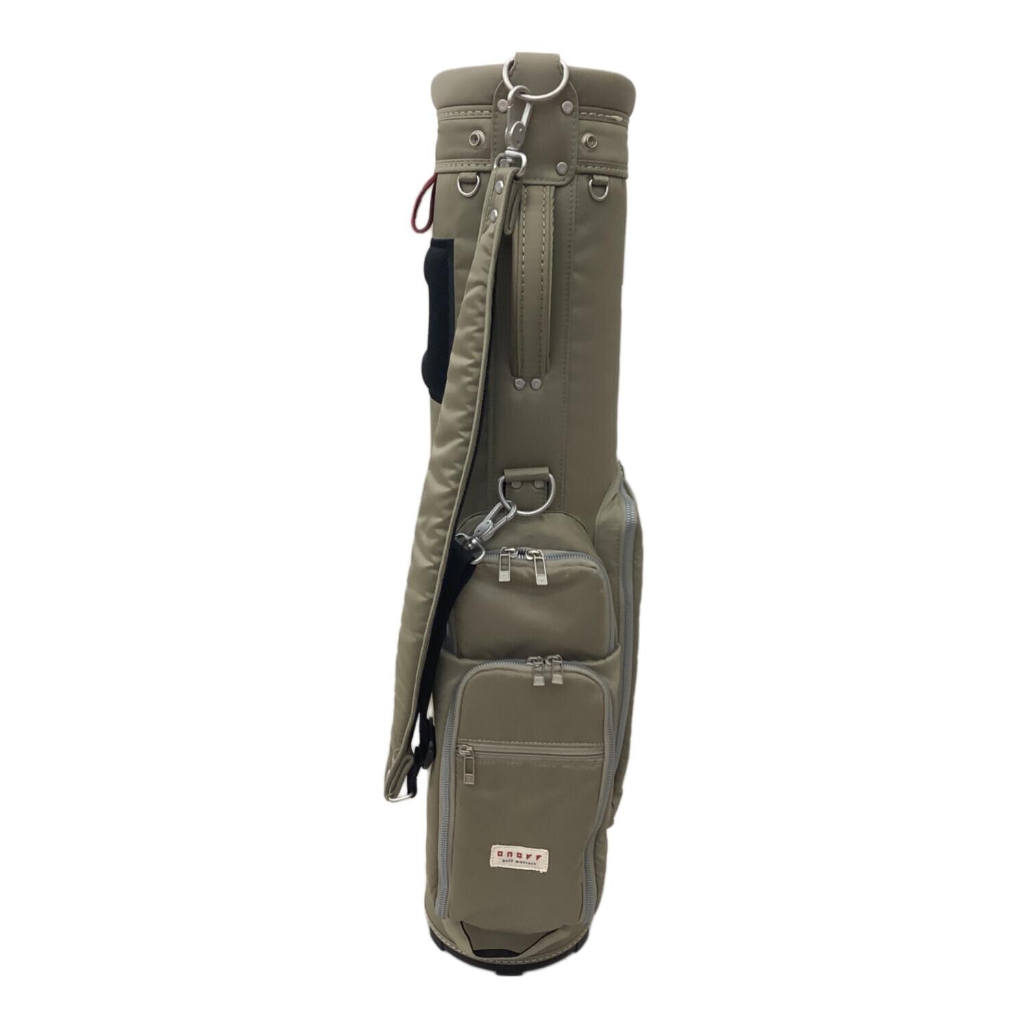 希少 ONOFF オノフ キャディバッグ 3点式 9型 6分割 希少 ONOFF オノフ キャディバッグ 3点式 9型 6分割