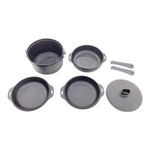 Snow peak (スノーピーク) コンボダッチデュオ ダッチオーブン ブラック