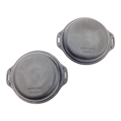 Snow peak (スノーピーク) コンボダッチデュオ ダッチオーブン ブラック