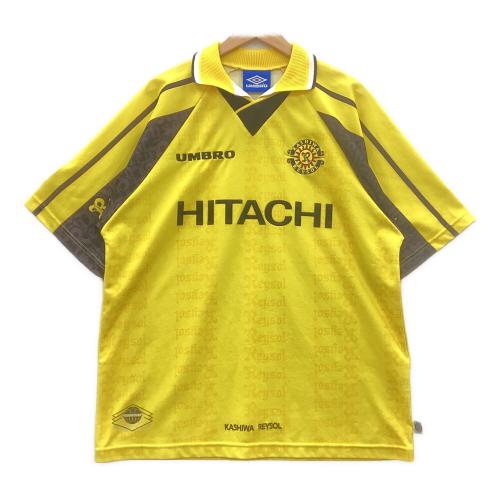 柏レイソル (カシワレイソル) サッカーユニフォーム メンズ O イエロー 1997-1998 サイン証明無 ホーム JL-1