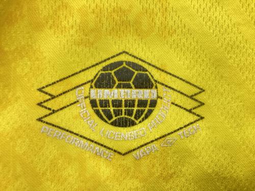 柏レイソル (カシワレイソル) サッカーユニフォーム メンズ O イエロー 1997-1998 サイン証明無 ホーム JL-1