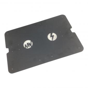 NOWELLCAMP ファニチャーアクセサリー W55 ブラック 天板