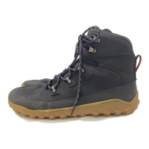 VIVOBARE FOOT (ビボベアフット) トレッキングシューズ メンズ EUR43 ブラック 309533 トラッカーレザーAT ミドルカット