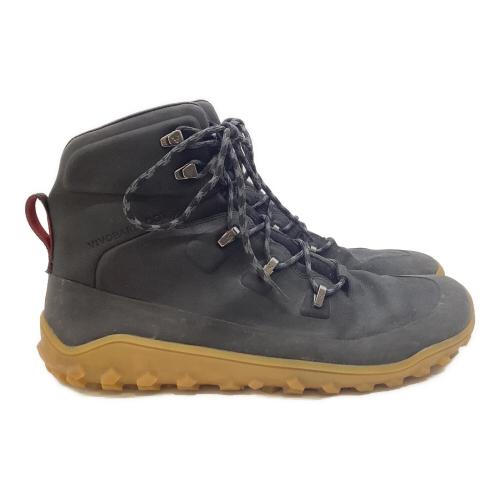 VIVOBARE FOOT (ビボベアフット) トレッキングシューズ メンズ EUR43 ブラック 309533 トラッカーレザーAT ミドルカット
