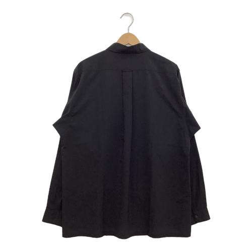 山と道 (ヤマトミチ) トレッキングウェア(シャツ) ユニセックス SIZE L ブラック 長袖 ULシャツ 国内代理店表記 有