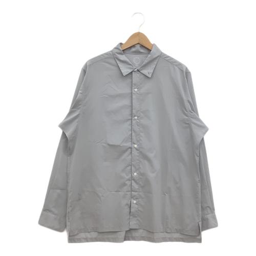 山と道 (ヤマトミチ) トレッキングウェア(シャツ) ユニセックス SIZE L ライトグレー 長袖 ULシャツ 国内代理店表記 有