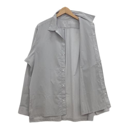 山と道 (ヤマトミチ) トレッキングウェア(シャツ) ユニセックス SIZE L ライトグレー 長袖 ULシャツ 国内代理店表記 有
