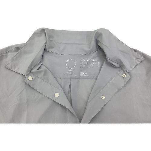 山と道 (ヤマトミチ) トレッキングウェア(シャツ) ユニセックス SIZE L ライトグレー 長袖 ULシャツ 国内代理店表記 有