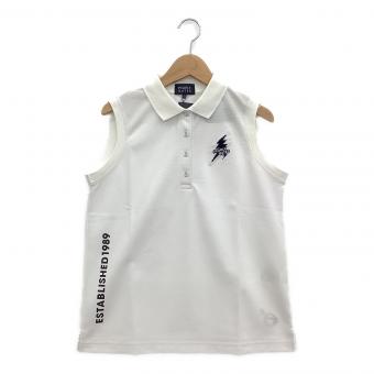PEARLY GATES (パーリーゲイツ) ゴルフウェア(トップス) レディース SIZE S ホワイト ポロシャツ 055-2260610