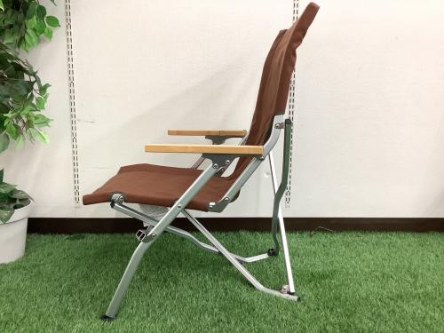 Snow peak (スノーピーク) アウトドアチェア LV-091 ブラウン ローチェア30