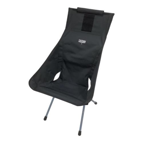 Helinox (ヘリノックス) アウトドアチェア ブラック フレーム：ブルー FRAGMENT タクティカルサンセットチェア 未使用品